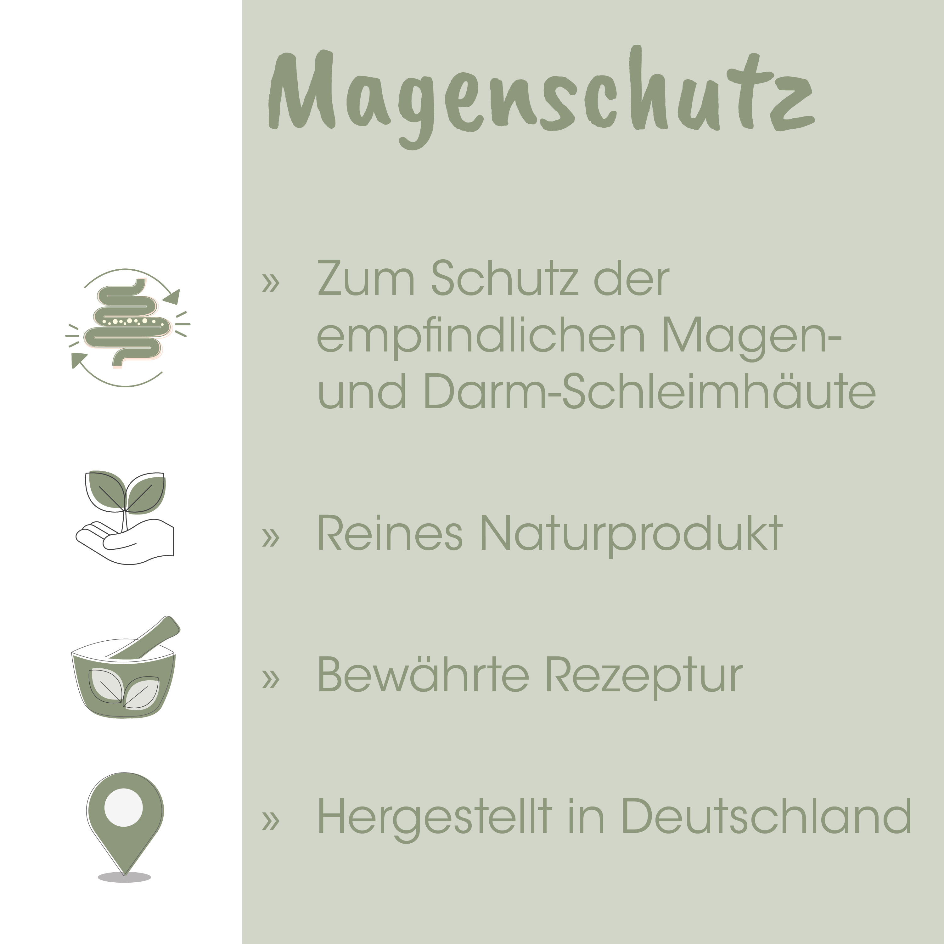 Magenkapsel, Magenschutz, Naturprodukt, Kräuterrezept, Gebackene Rezeptur