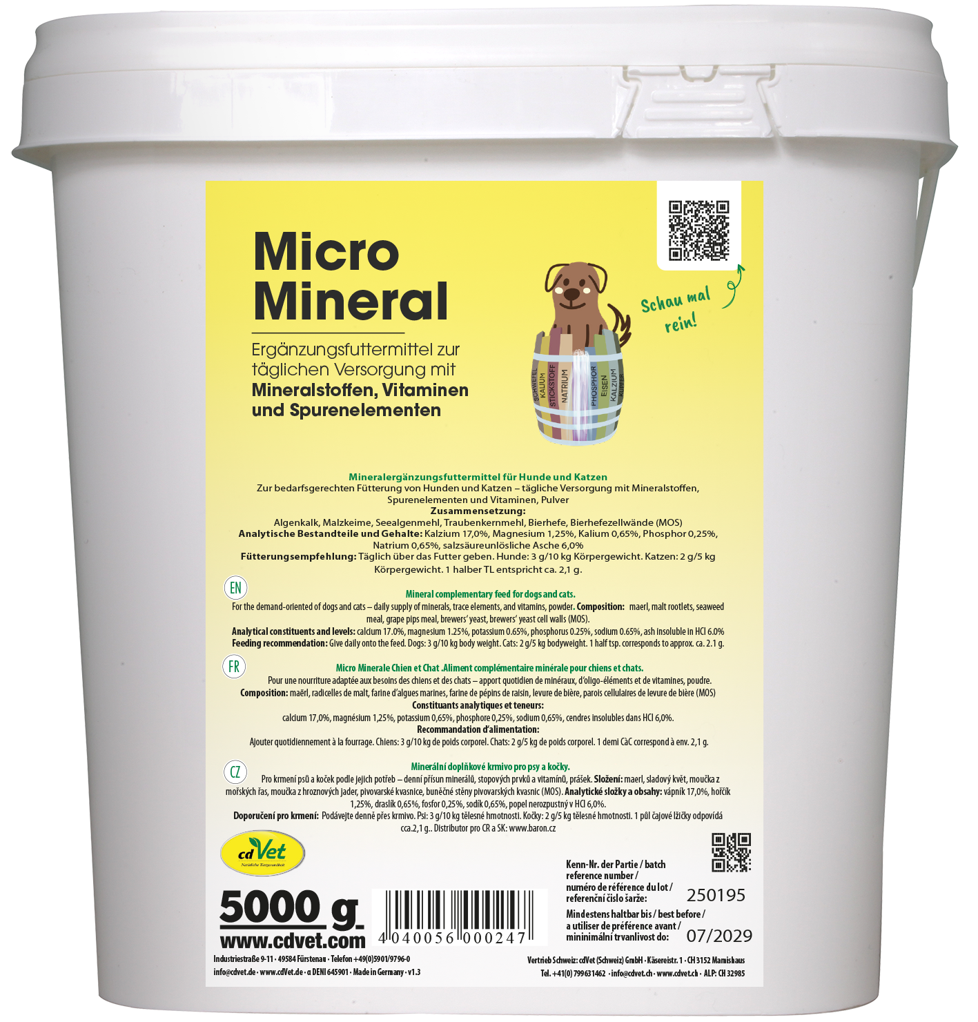 MicroMineral Chien & Chat 5 kg