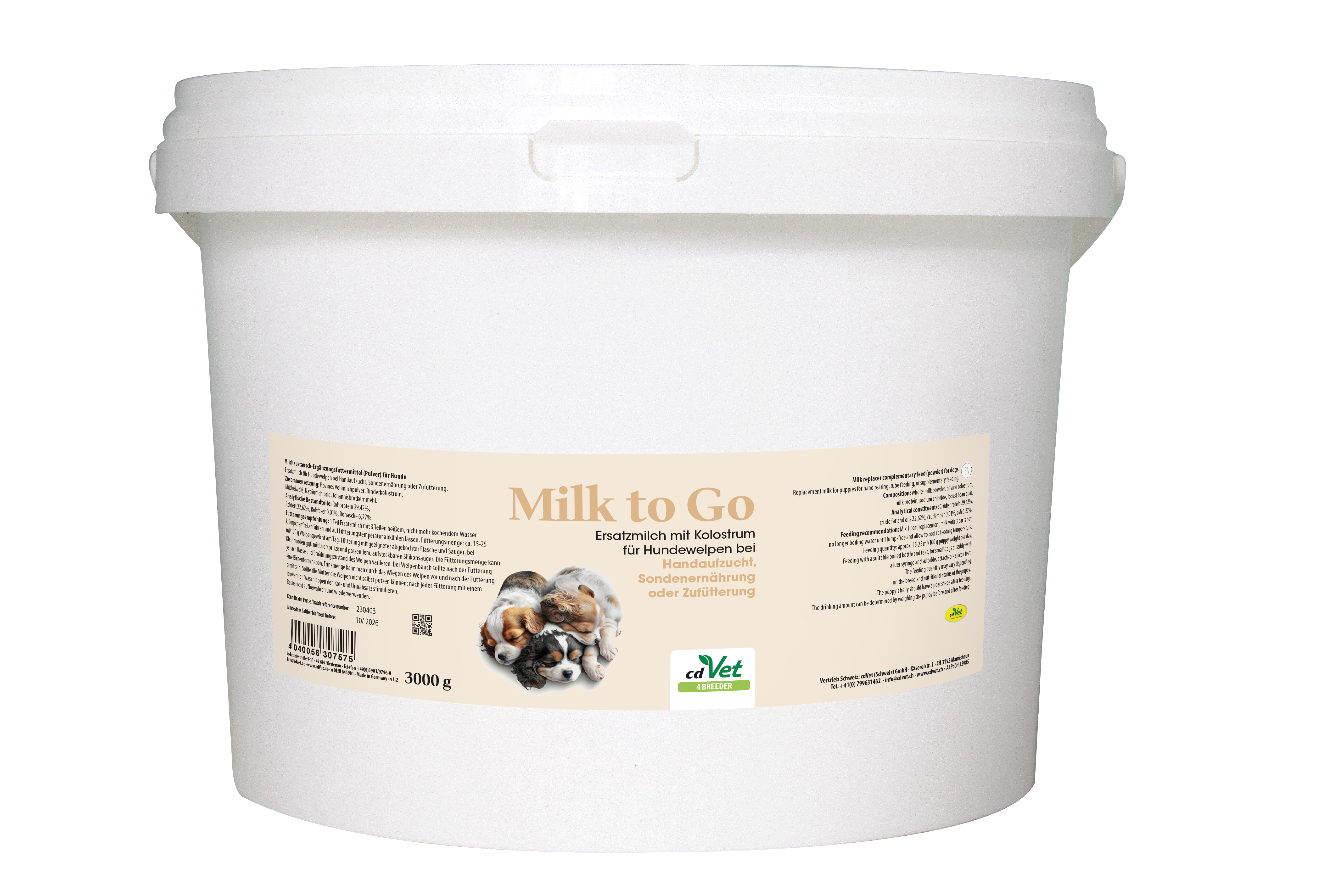 4Breeder Milk To Go 3 kg