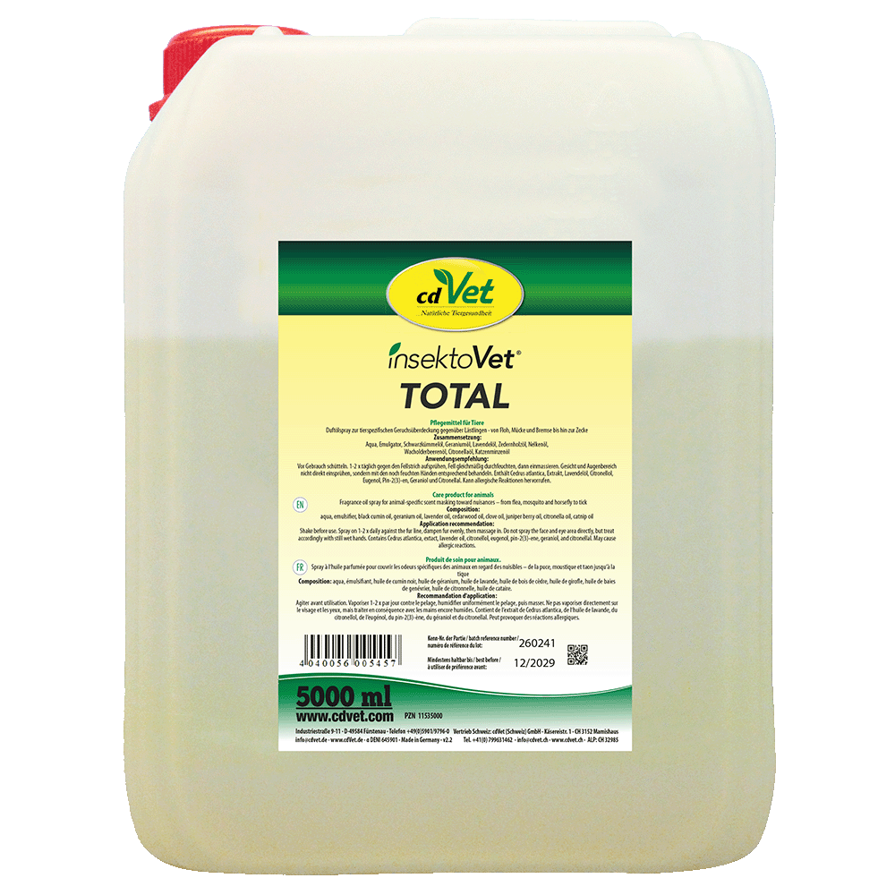 Insektizid, Katzen-/Hundenernährung?, Container, 5 L, gelbe Beschriftung, Insektenschutz, Total, Küchenreiniger, 5000 ml, Flasche