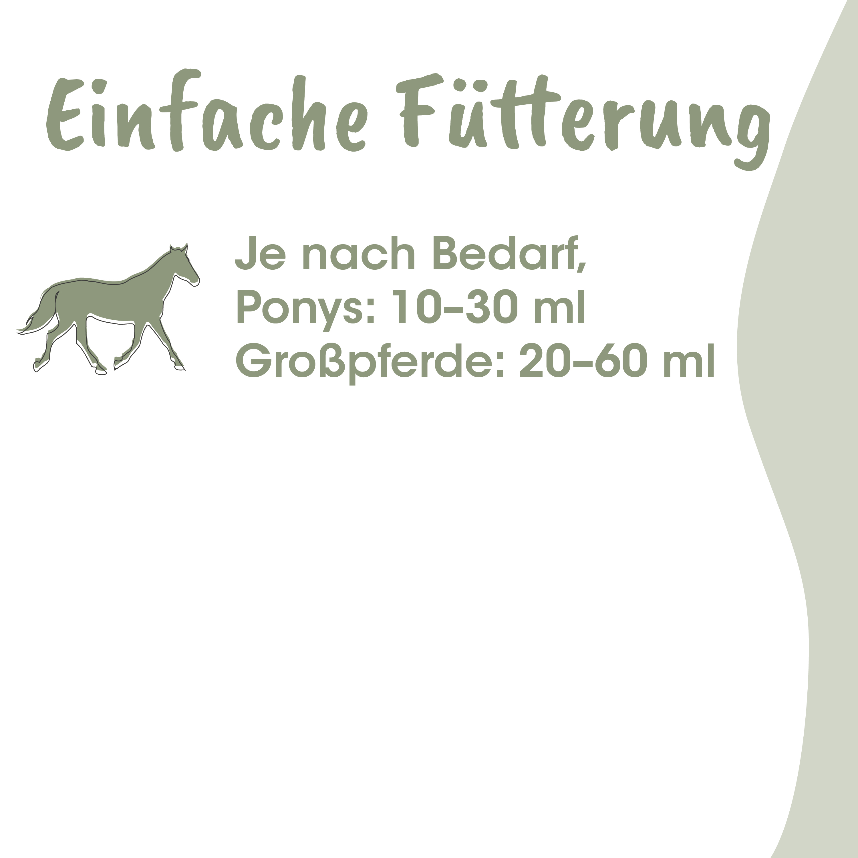 Hufpflege, Pferd, Futterlösung, Pony, Milchfläschchen?