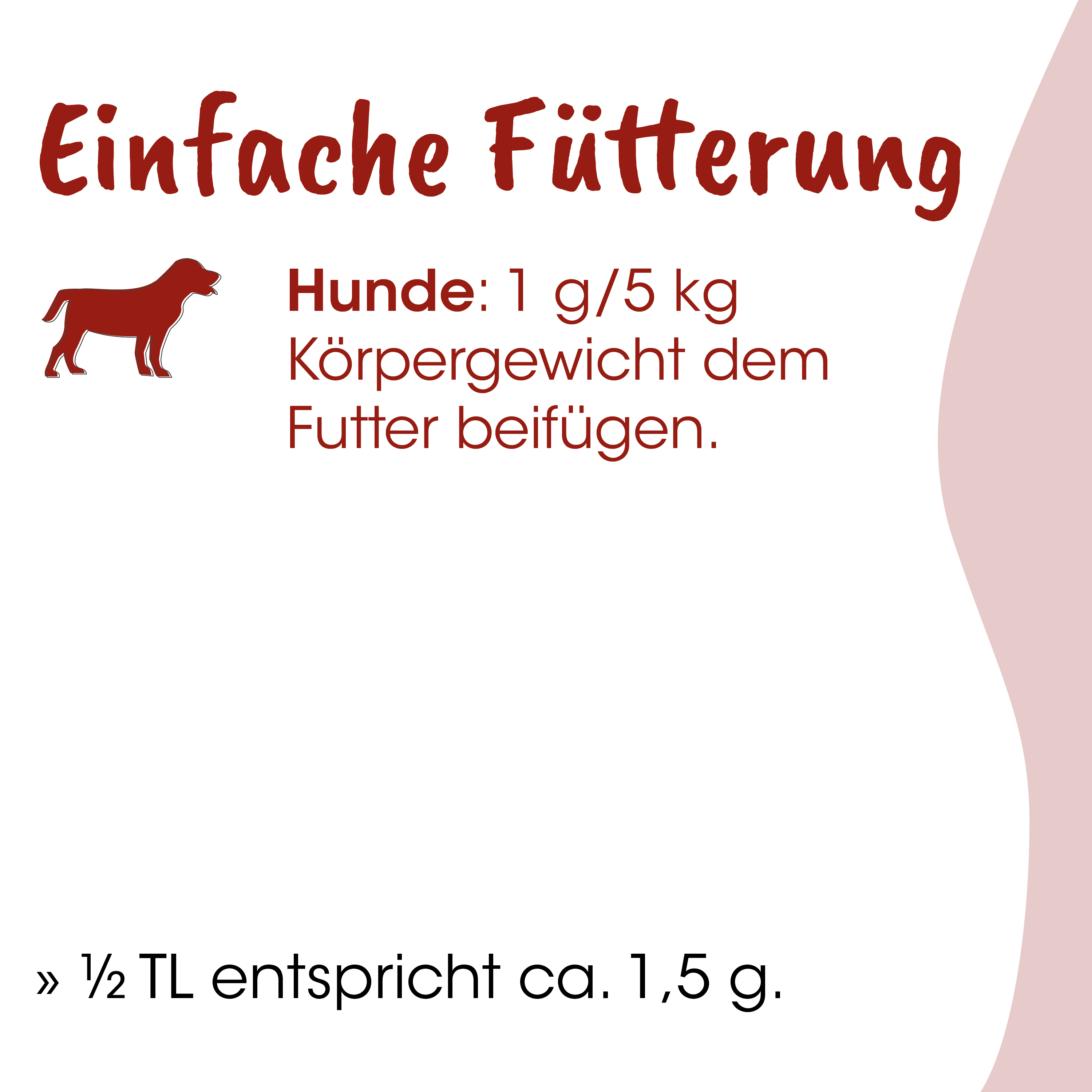 Hunde-Fütterung, Futterdose, Tierfutter, Hunde-Protein?, Kleine Portion