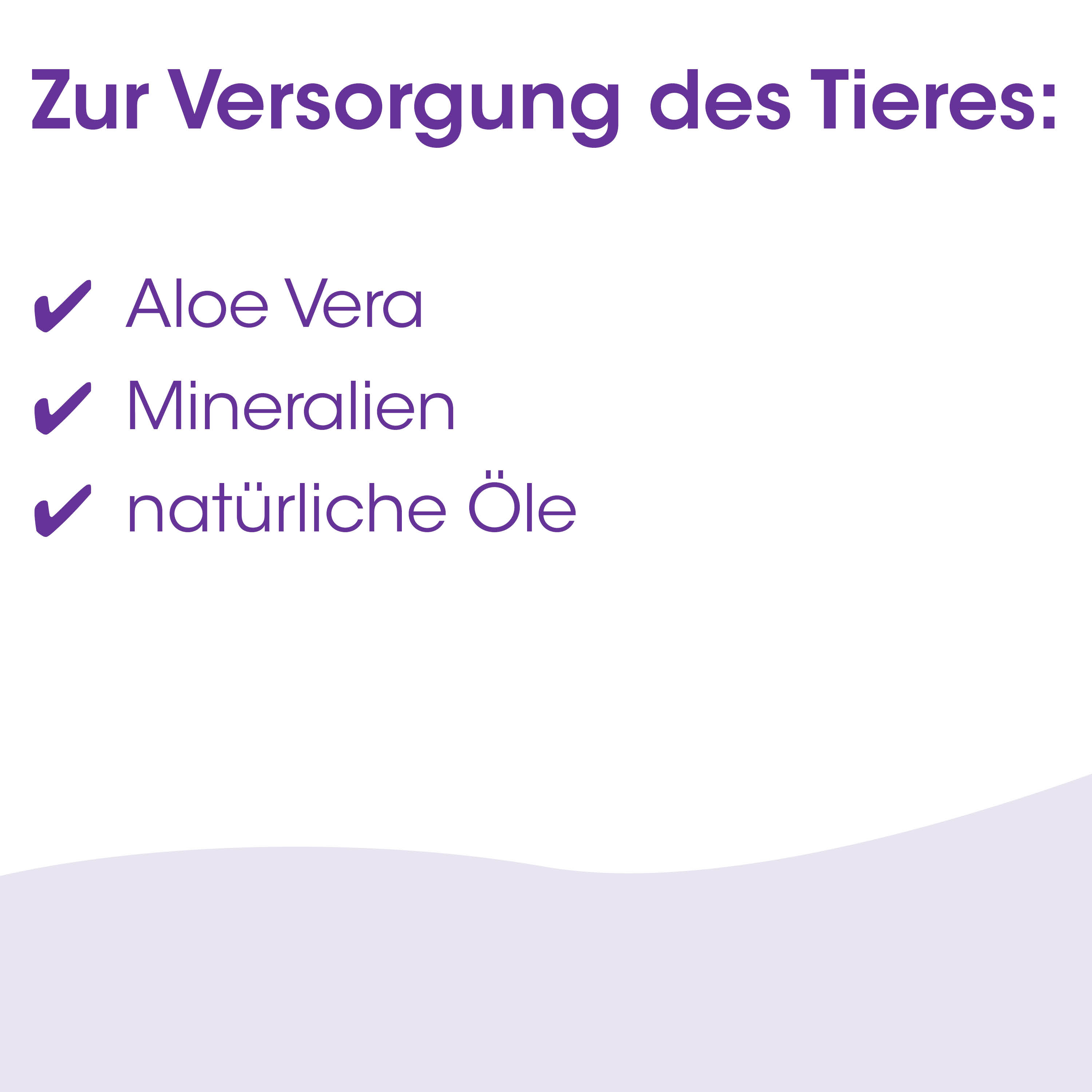 Aloe Vera, Mineralien, natürliche Öle, Kleines Logo, Blankes Design