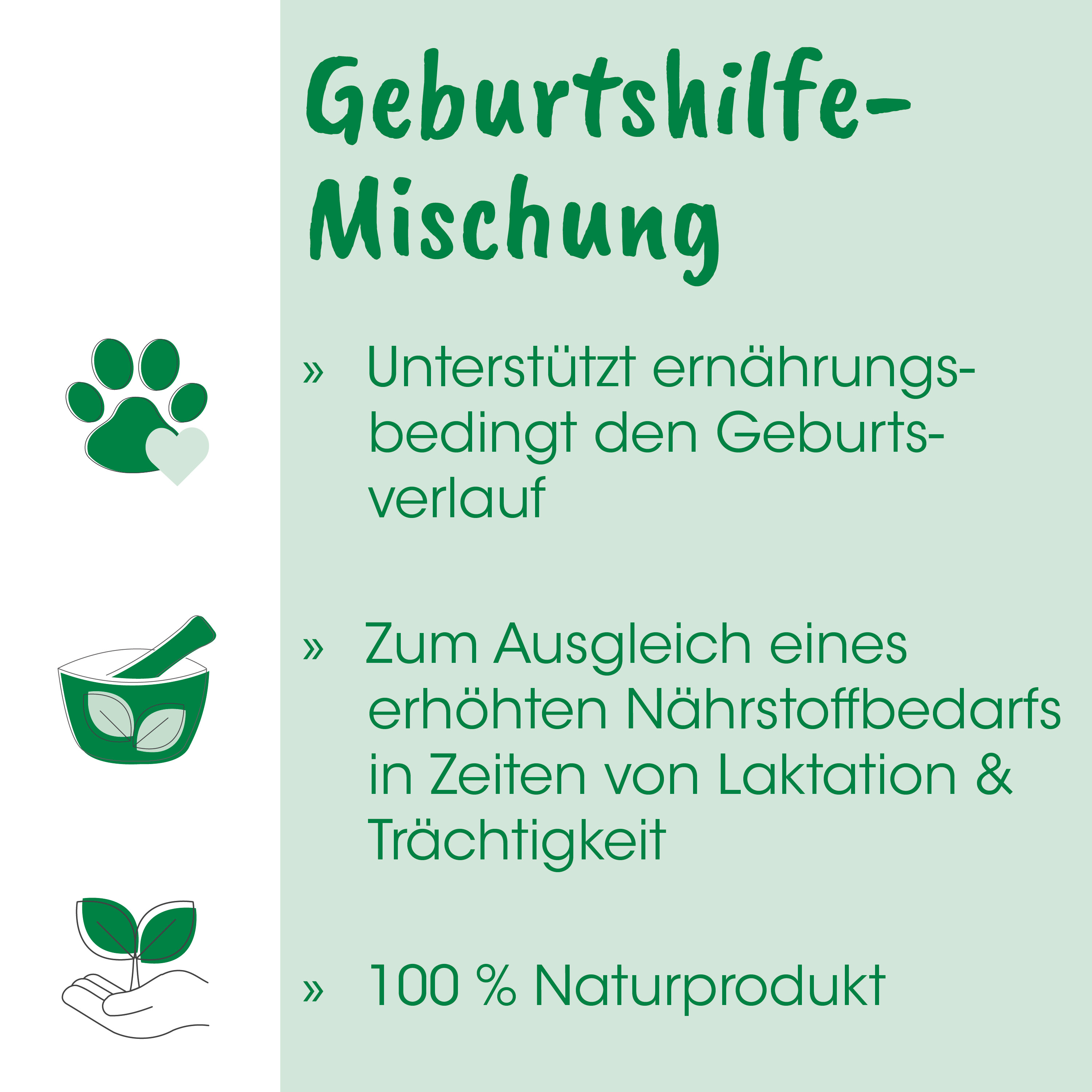 Pfotenabdruck, Grünes Logo, Mischung, Naturprodukt, Verpackungsgrafik