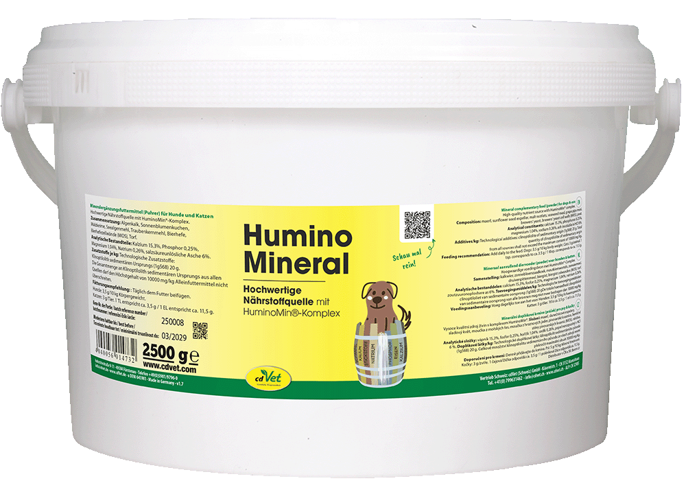 Nahrungsergänzung, Hunde-Futter, Nährstoffquelle, Humino Mineral, Pulver