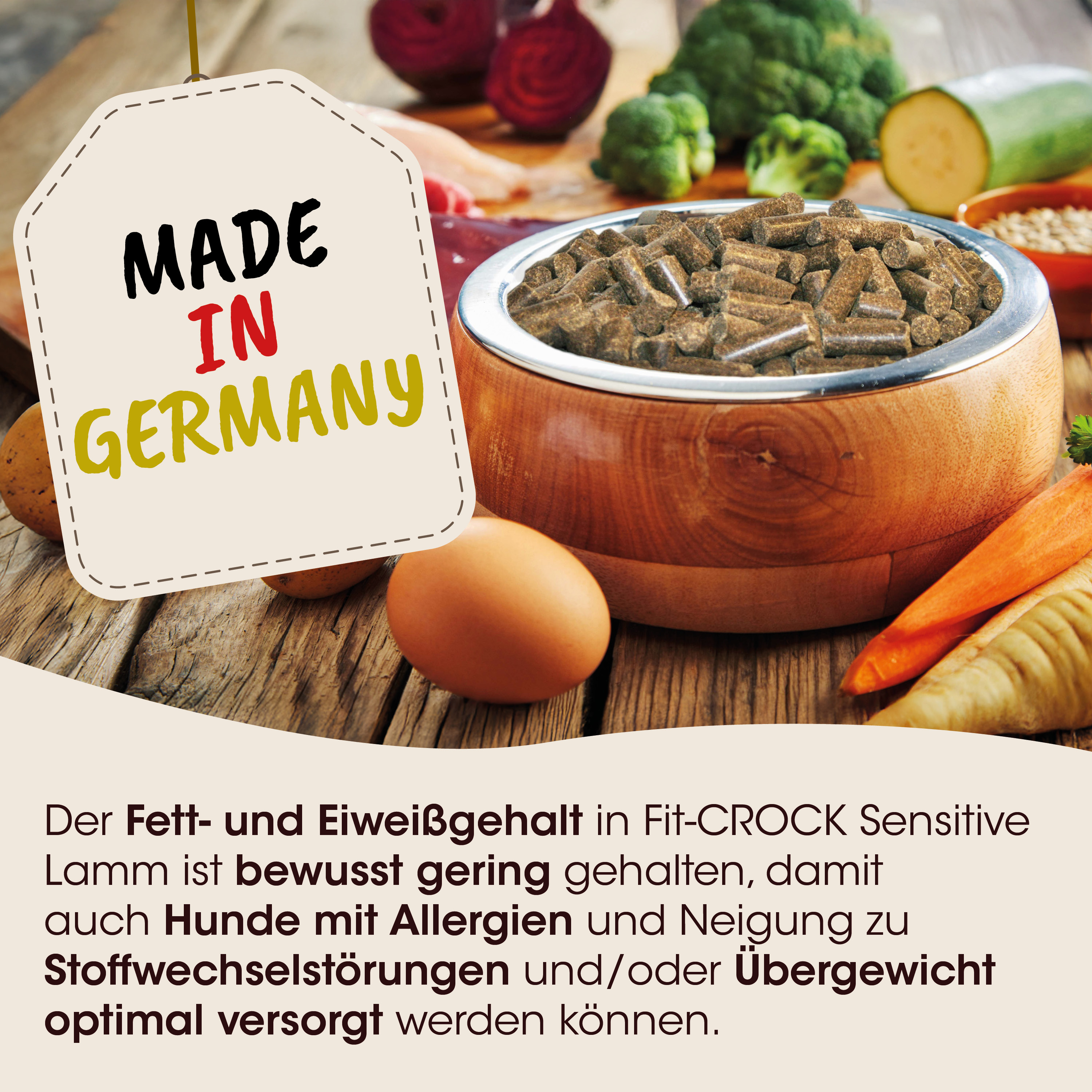 Hundefutter, Trockenfutter, Made in Germany, Nahrungsergänzung?, Kohlenhydrate