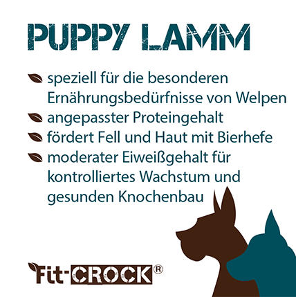 Fit-Crock Chiots Agneau 3 kg