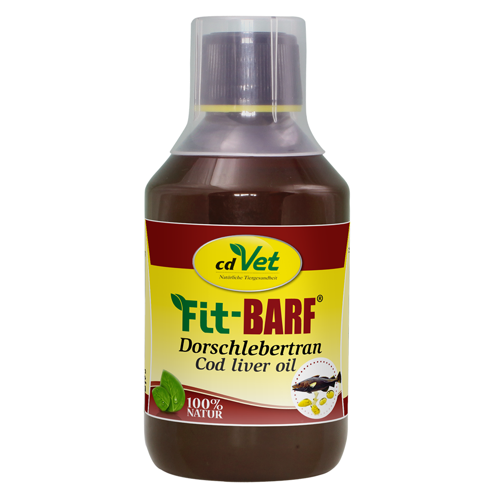 Cod liver oil, Dorschlebertran, Flit-BARF, Nahrungsergänzung, Naturprodukt