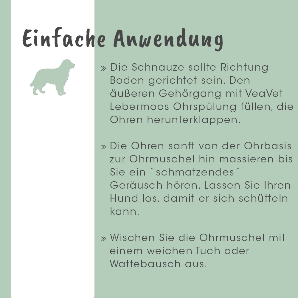 VeaVet Hépatique Rinçage d‘Oreille 100 ml