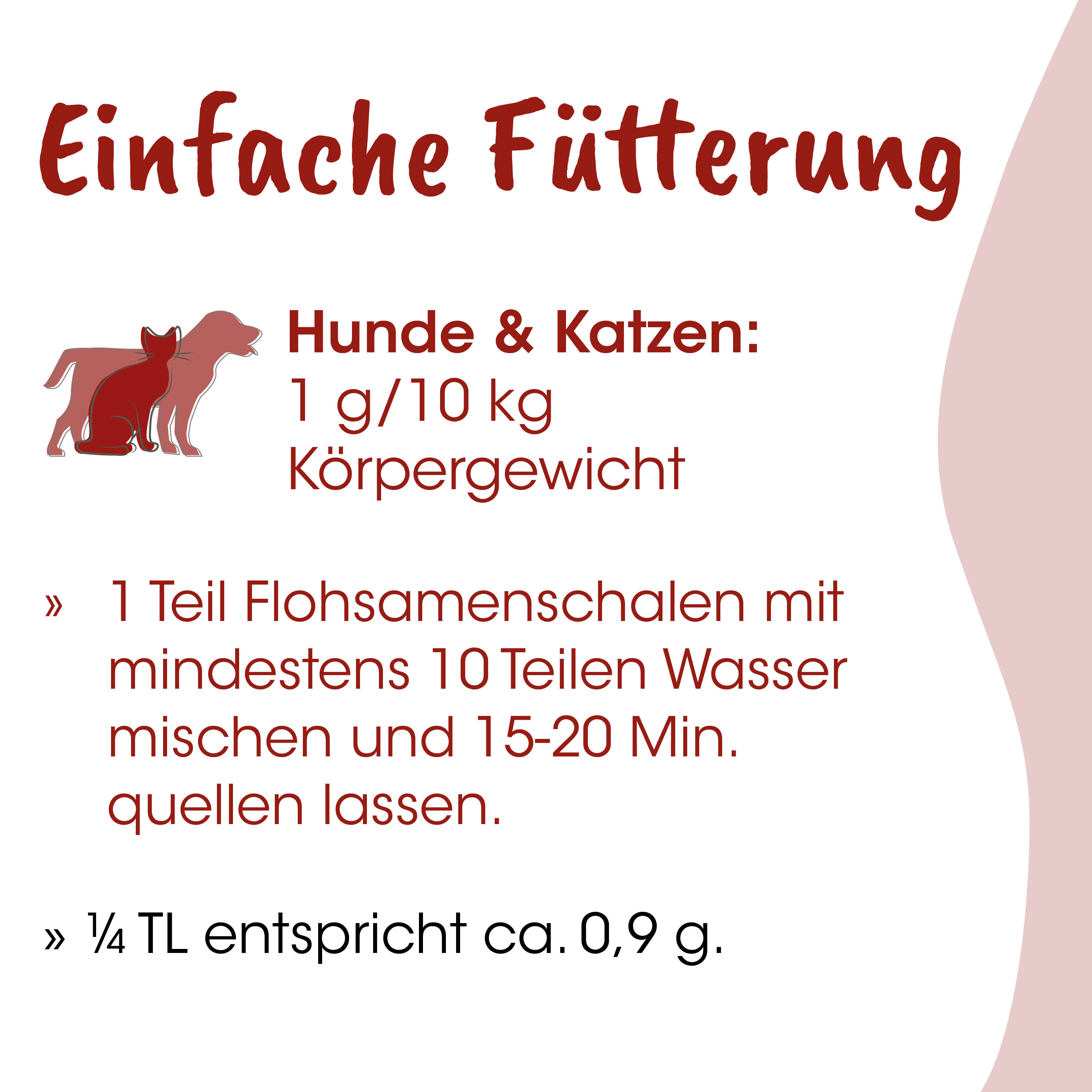 Hund, Katzen, Körner, 1 kg, Wasser