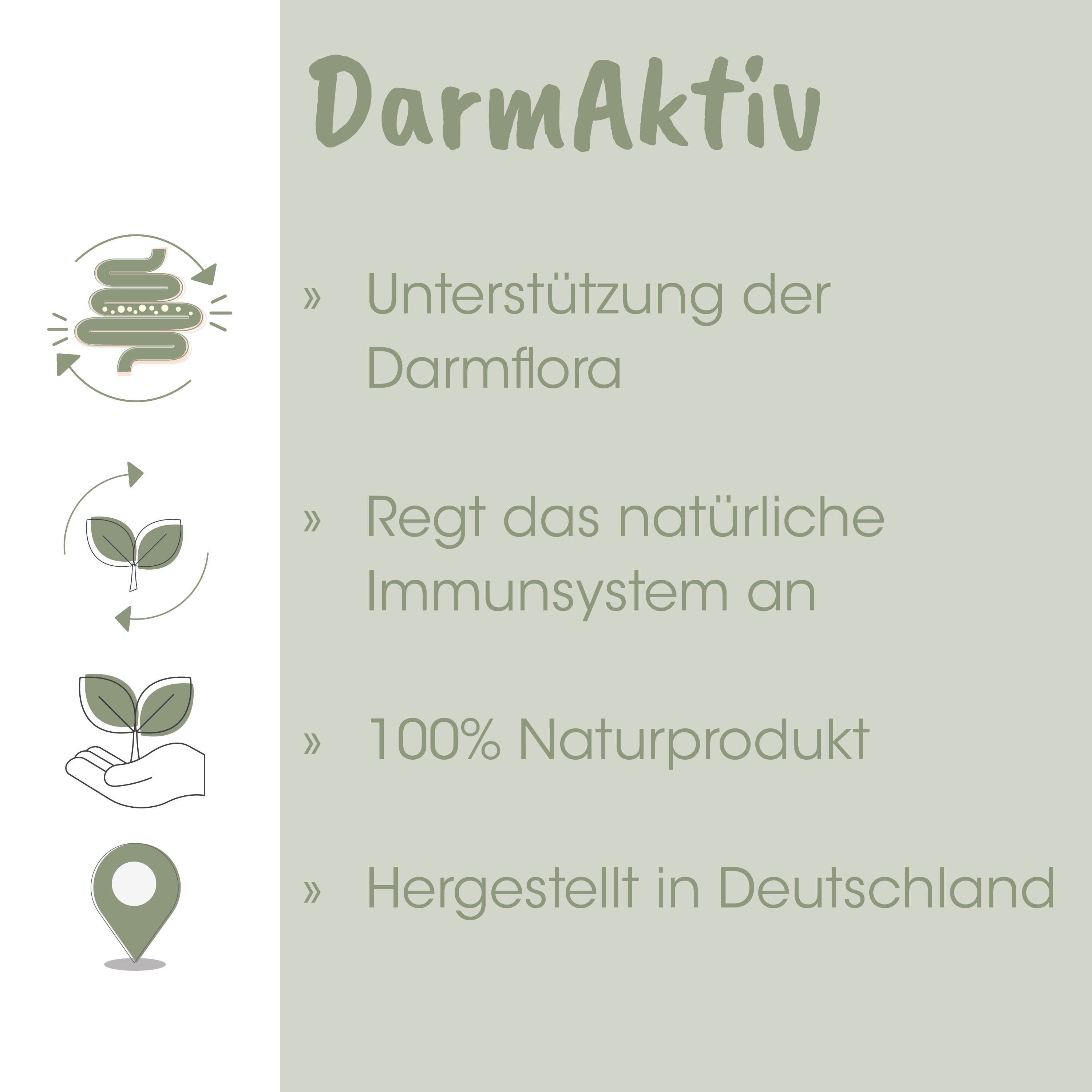 Darmflora, Natürlich, Pflanze, Naturprodukt, Herstellung Deutschland
