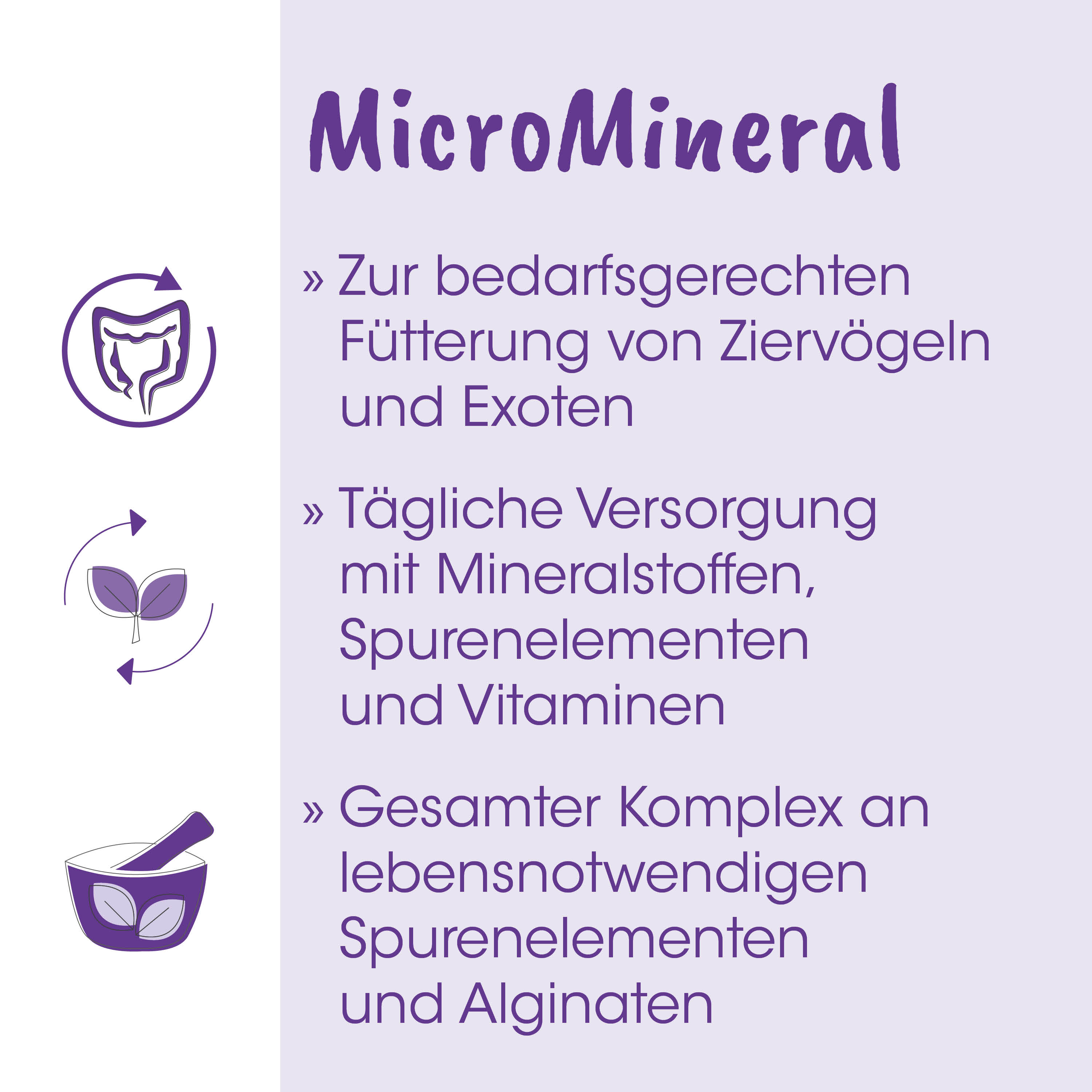 MicroMineral, Ziergezel, Nahrungsergänzung, Mineralstoffe, Vitaminen