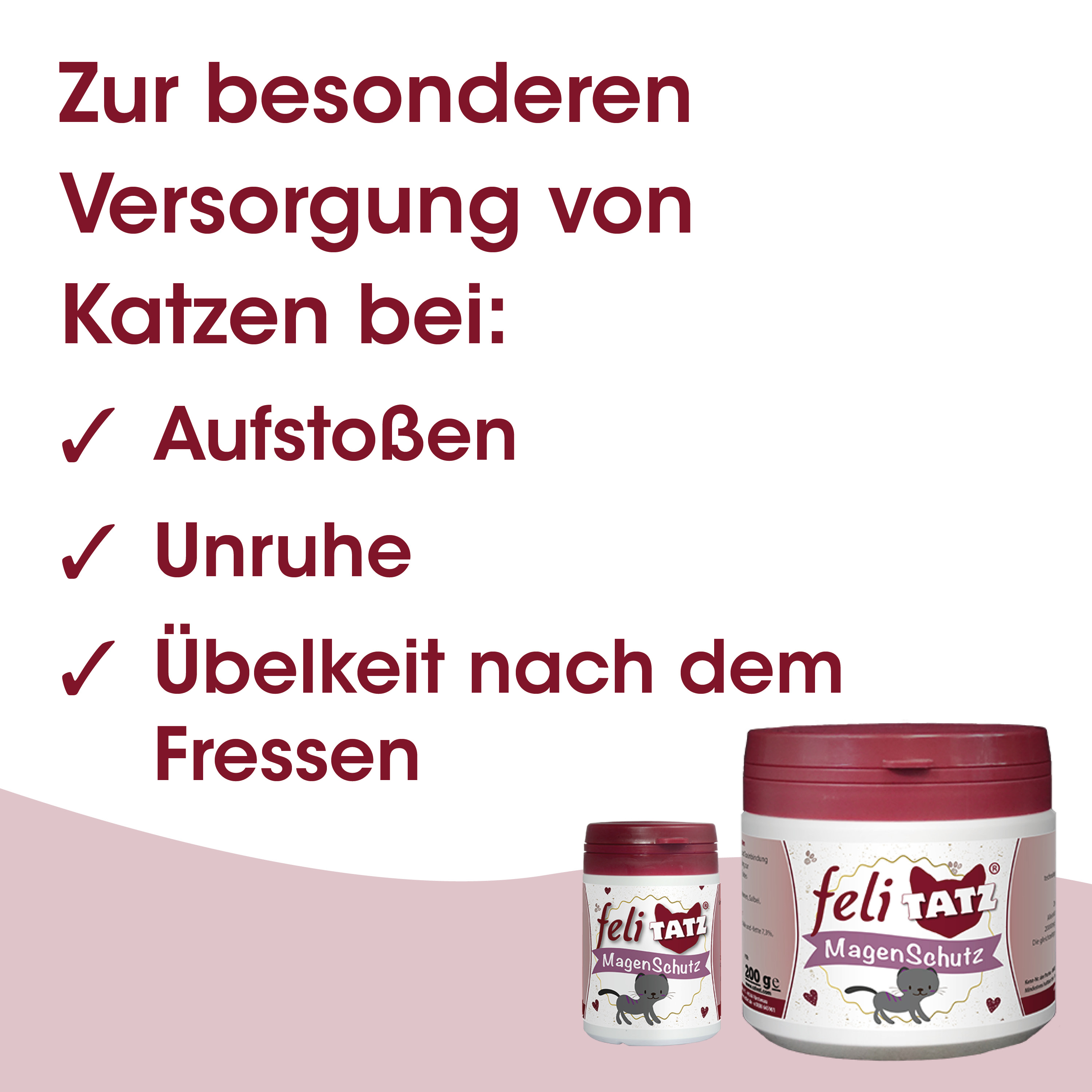 Katzennahrung, Magen Schutz, Menge: klein, Pillendose, Katzenpaste