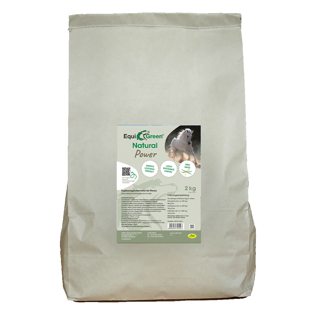 EquiGreen Natural Power sans Avoine 2 kg