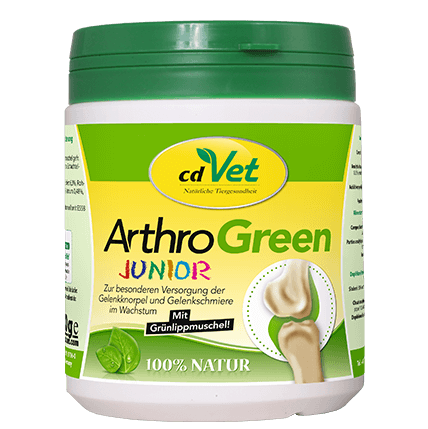 Futter, Tiernahrung, Arthro Green, Junior, Grün