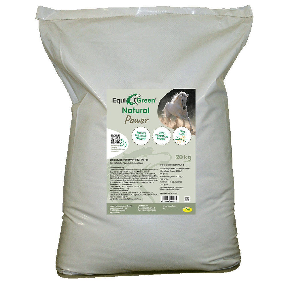 EquiGreen Natural Power sans Avoine 20 kg