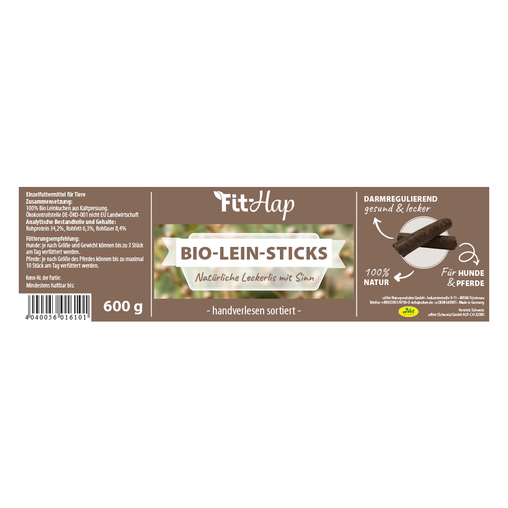 Fit-Hap Sticks de Lin Bio 600 g