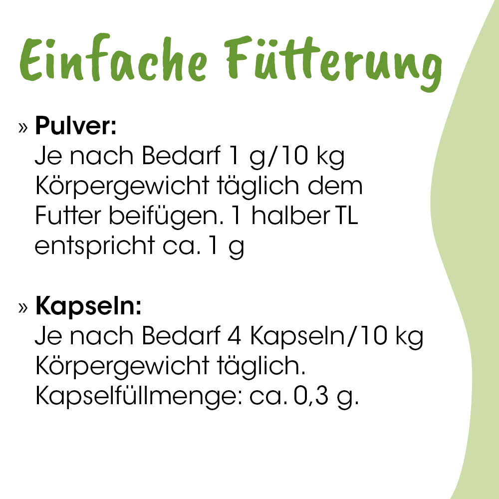 futter, pulver, kapseln, teilen, gewicht