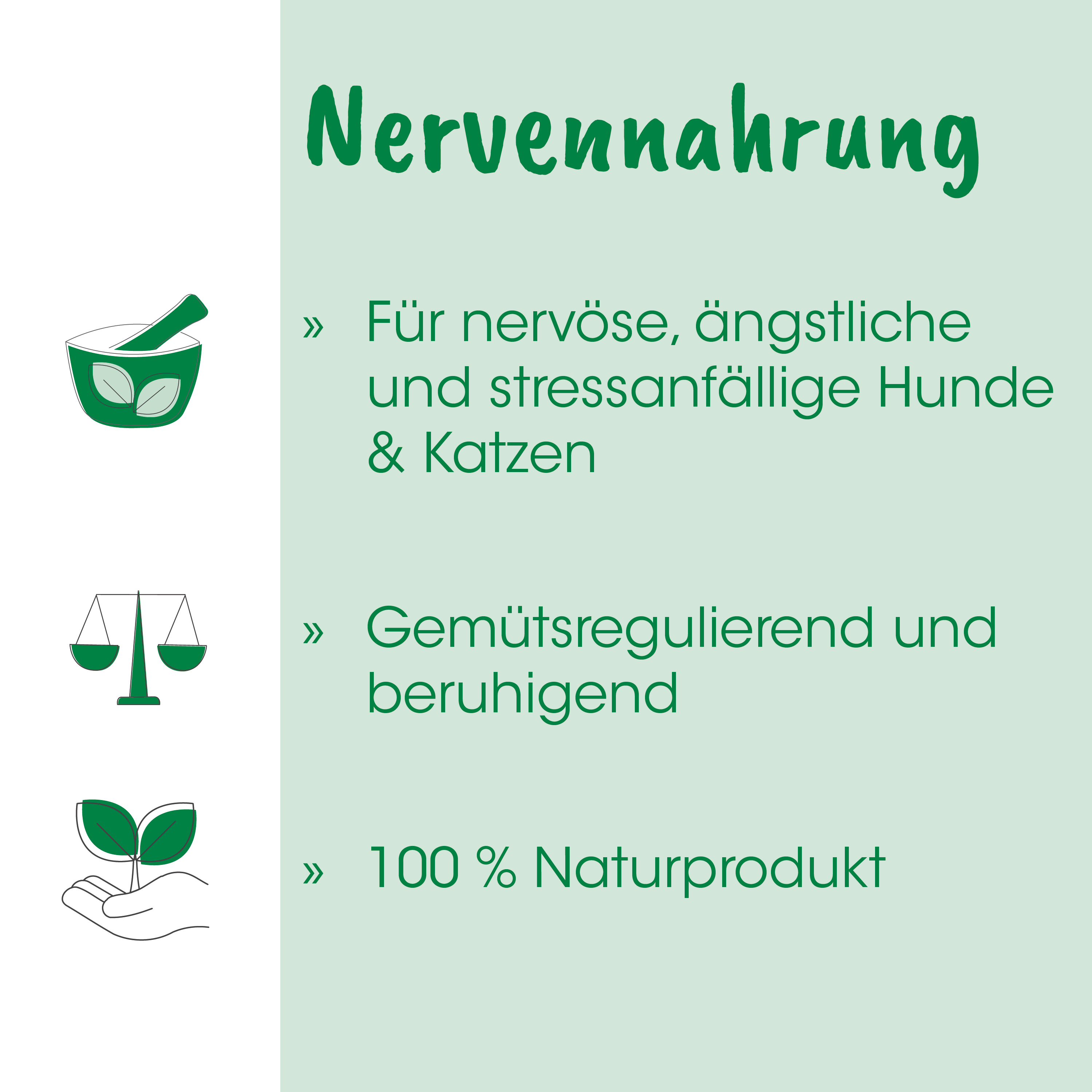 Nahrungsergänzung, Nervennahrung, Naturprodukt, Nahrung, Duftfrei?