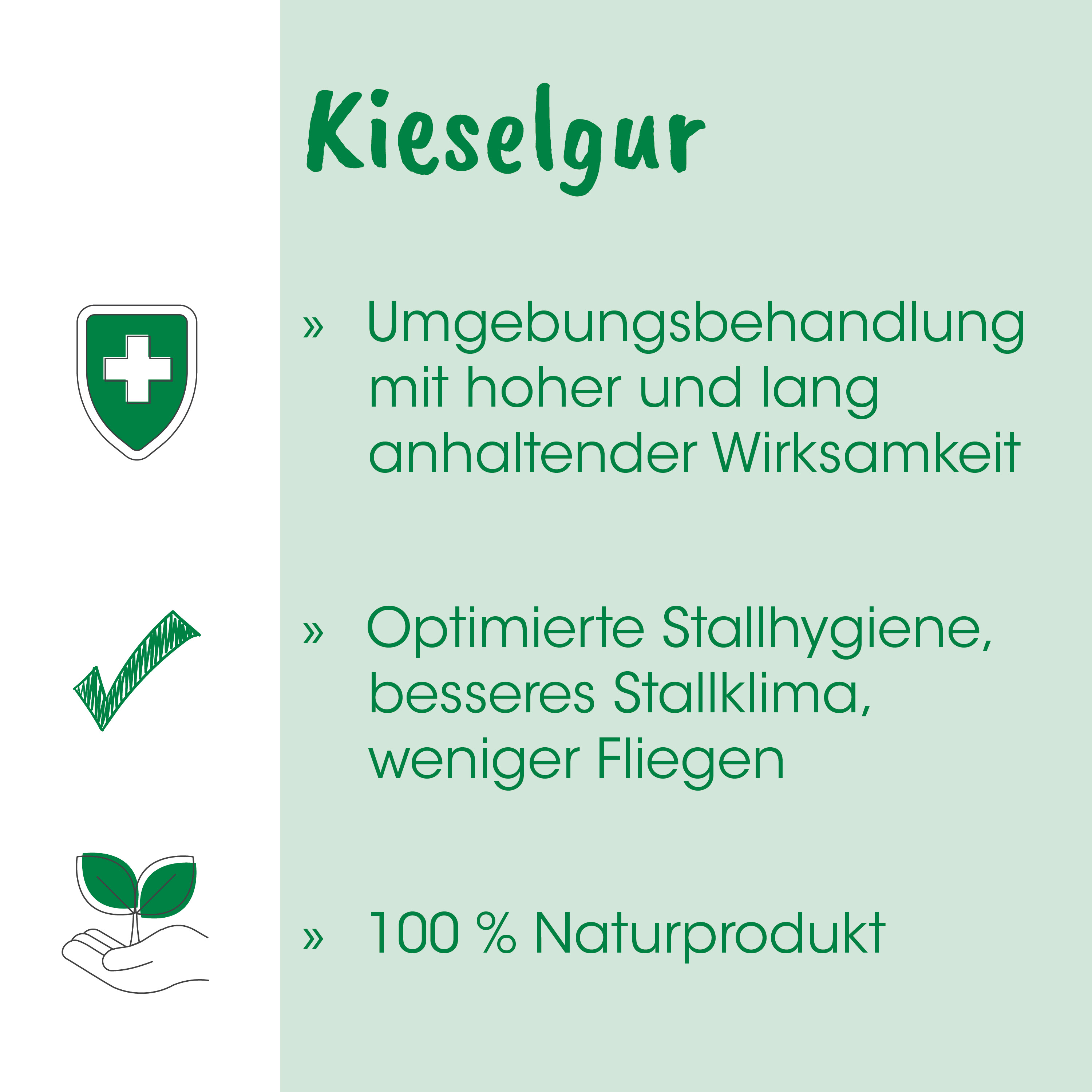 Kieselgur, Umweltfreundlich, Stallhygiene, Naturprodukt, Tierhaltung