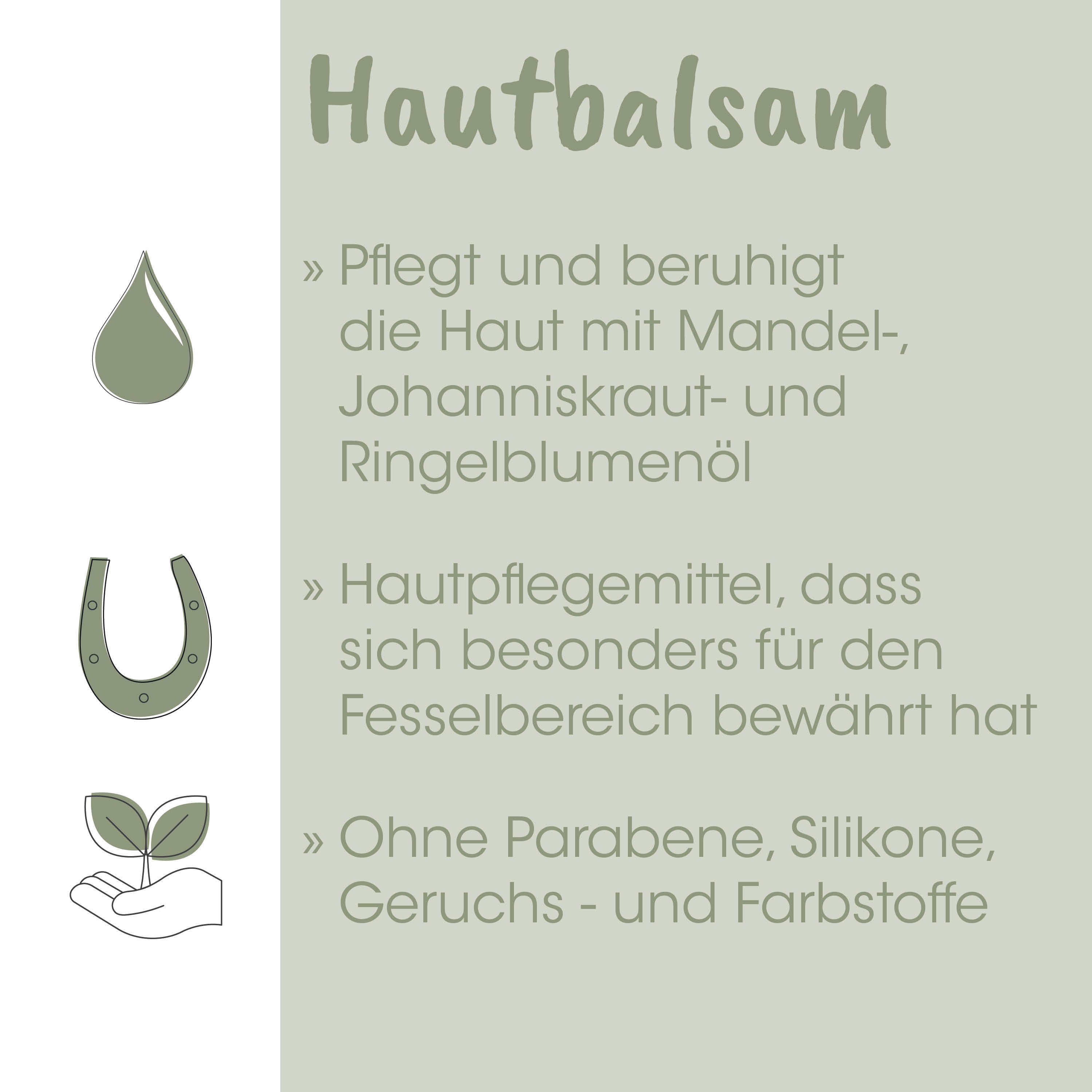 Pflegemittel, natürliche Öle, Huföl, Fellpflege, Naturprodukt, Hautbalsam, Öl, Mandeln, Mandelöl, Ringelblumenöl