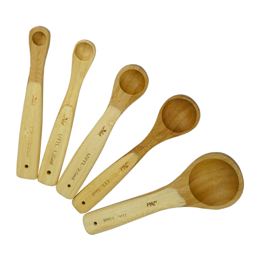 Set de Cuillères de Dosage en Bambou