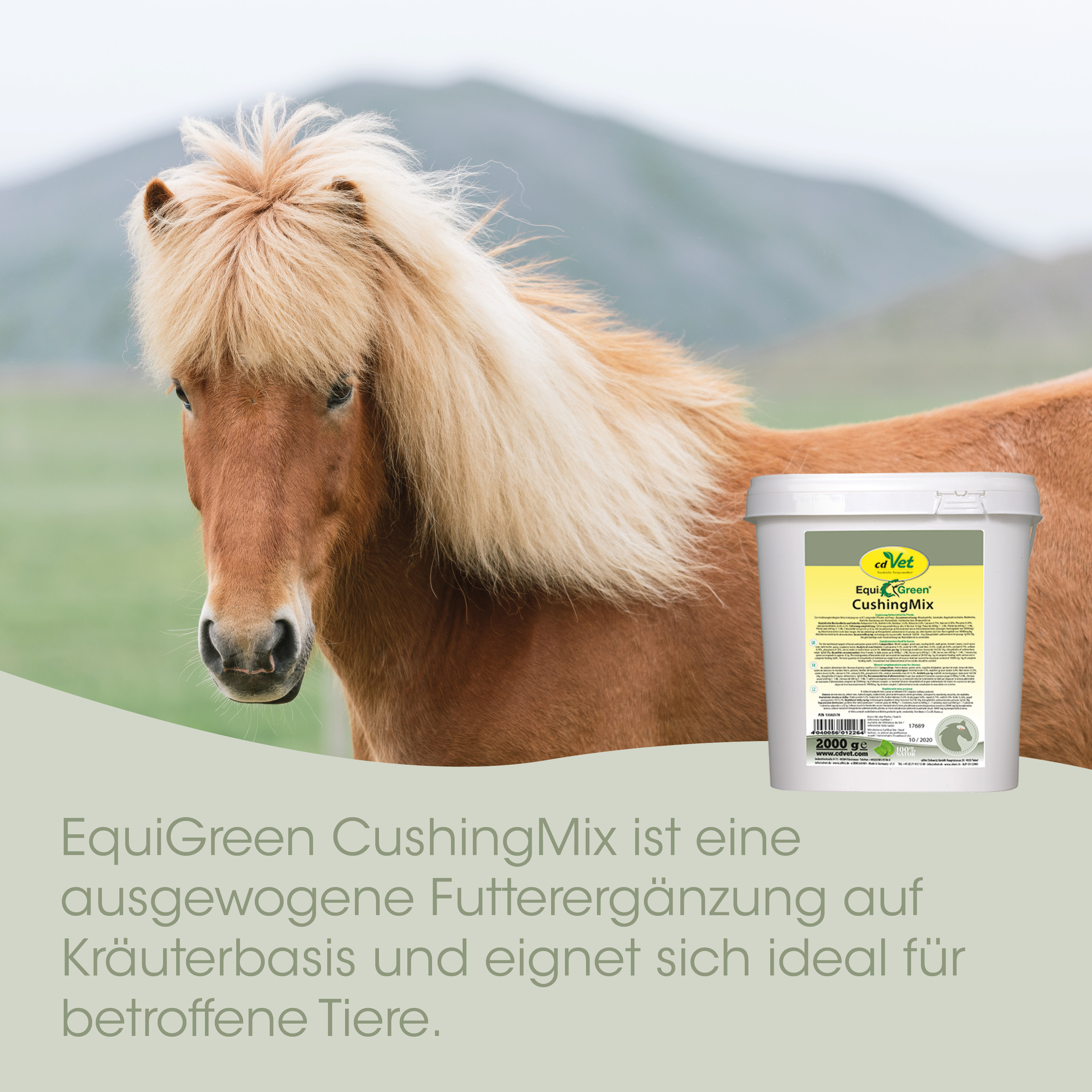 Pferd, Miniaturhof, Fell, Futterzusatz, CushingMix