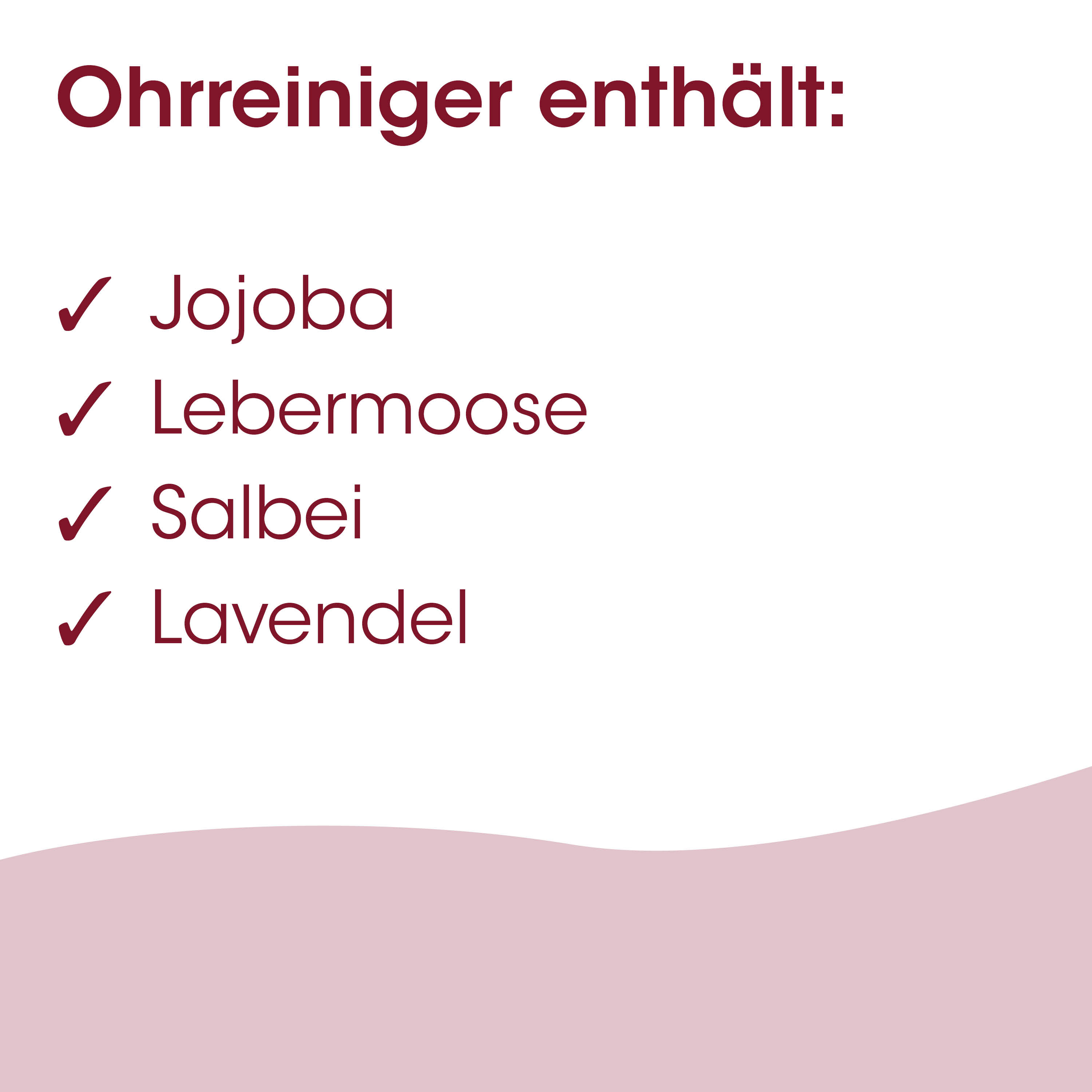 ohrring, inhalt, jojoba, lavendel, salbei