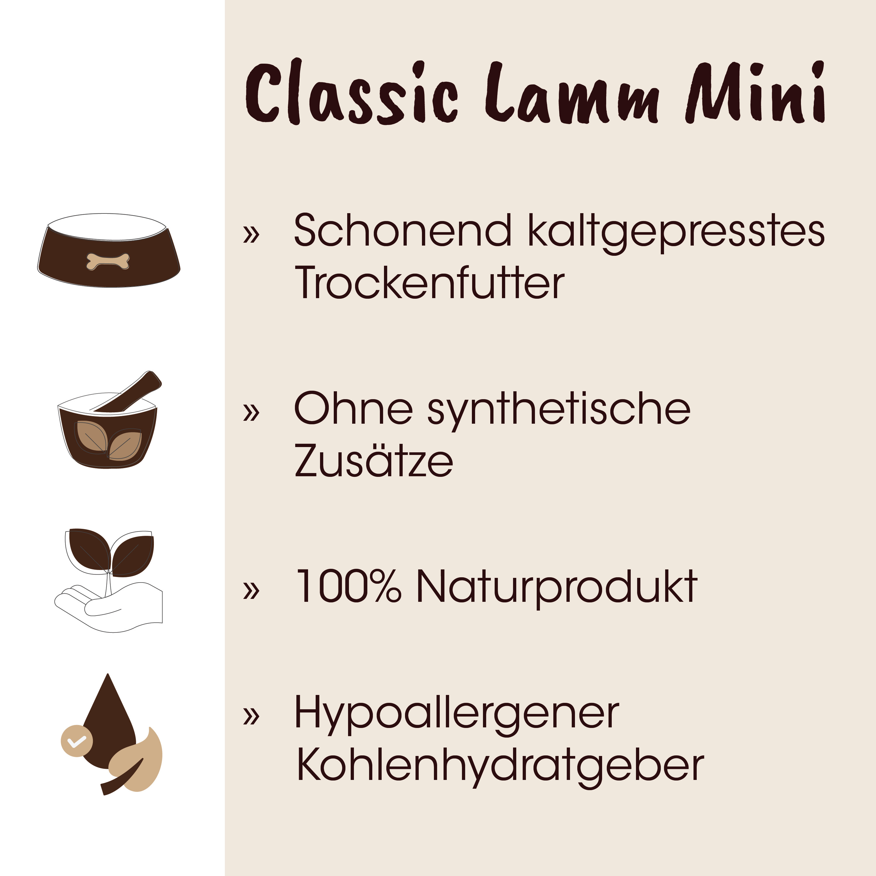 Schonkend kaltgepresstes, Trockenfutter, 100% Naturprodukt, Hypoallergener, Kleine Pfote? not relevant