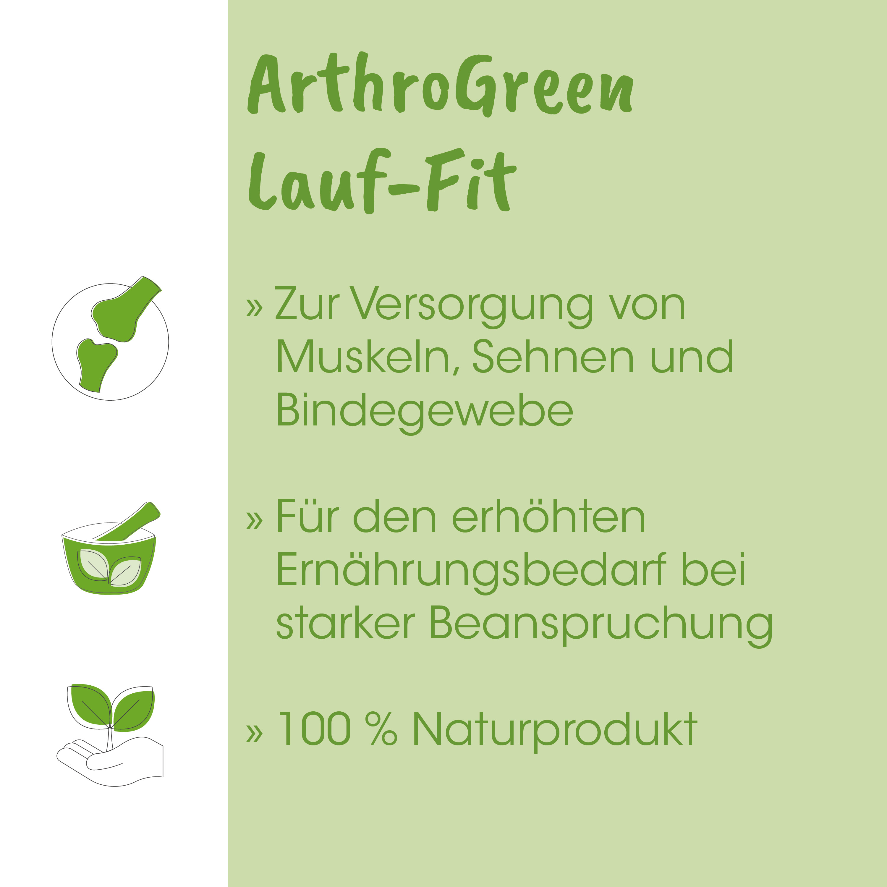 Laufschuhe, Lauf-Fit, Naturprodukt, grün, Behandlung für Muskeln